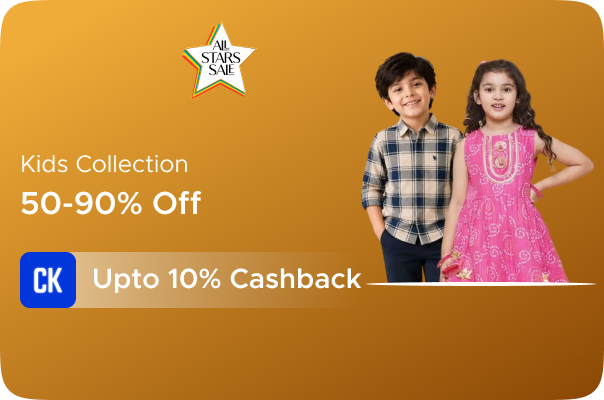 50% -90%Off on Kids Collection + Upto 10% Cashback